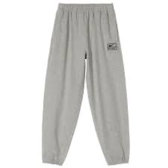 Grey XL nike x stussy nrg br fleece pant